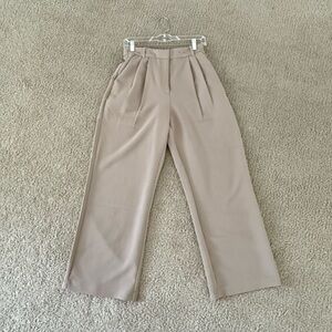 Curve Love A&F Sloane Tailored Wide Leg Pant